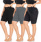 3 Pack Capri Leggings for Women with Pockets-High Waisted Tummy Control Workout Gym Yoga Pants Black
